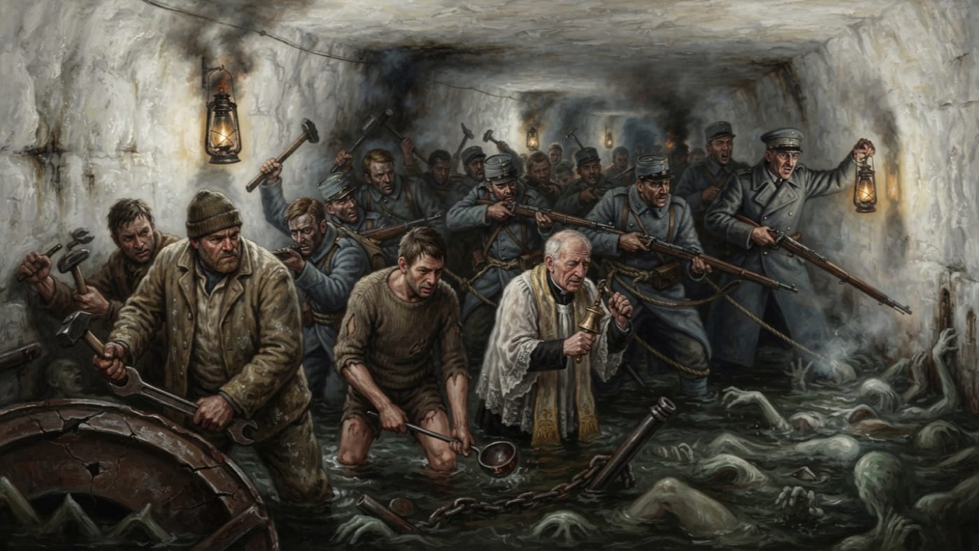 Great Breach — Great Breach, rendered as oil-painting.