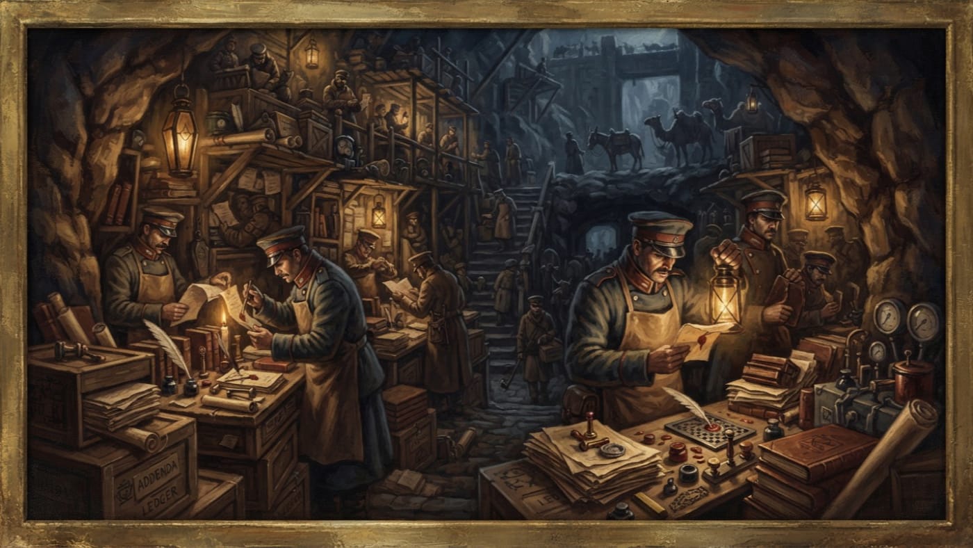 Gully Ledger Cartel — Gully Ledger Cartel, rendered as oil-painting.