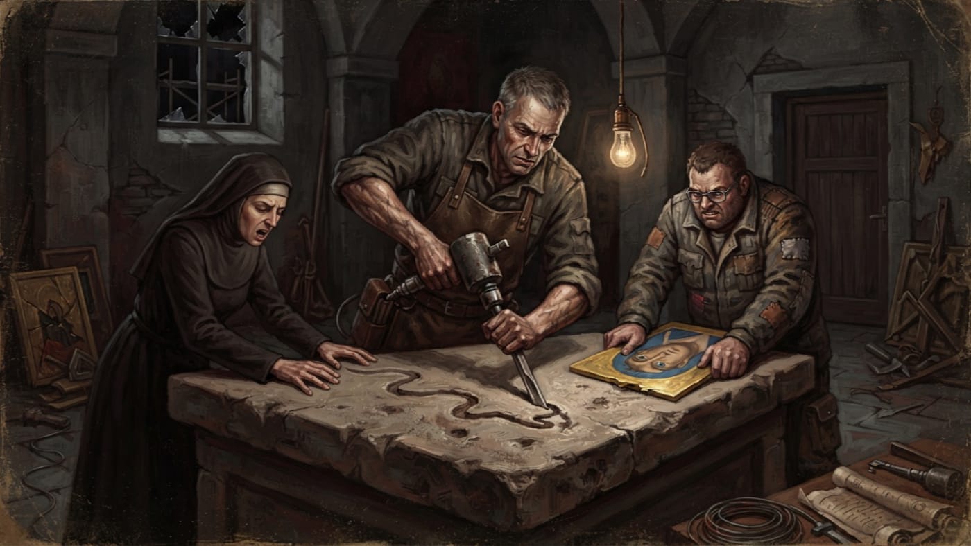 Halbrecht Ruun — Halbrecht Ruun, rendered as oil-painting.