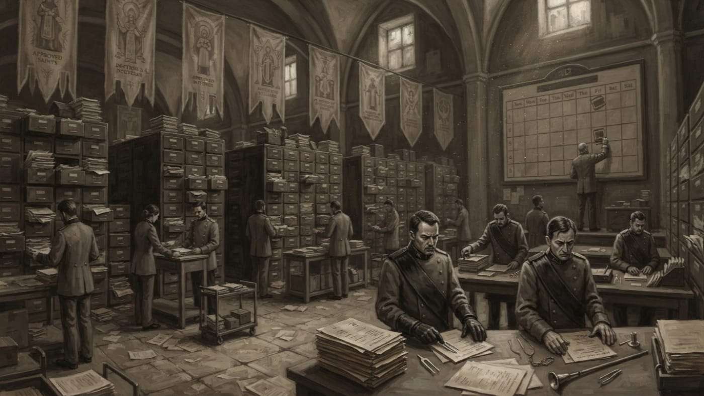 Hall of Prescribed Joy — Hall of Prescribed Joy, rendered as oil-painting.