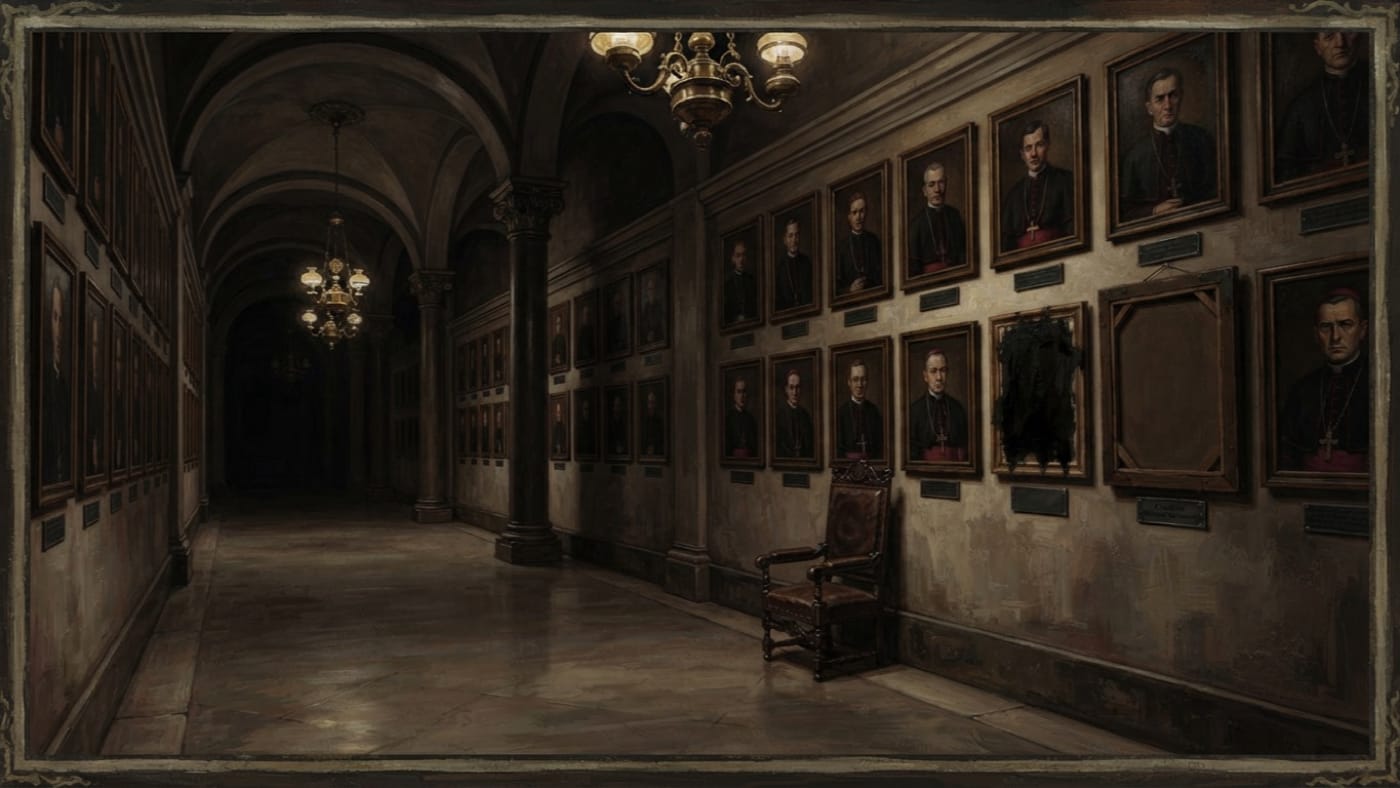 Hall of Succession — Hall of Succession, rendered as oil-painting.