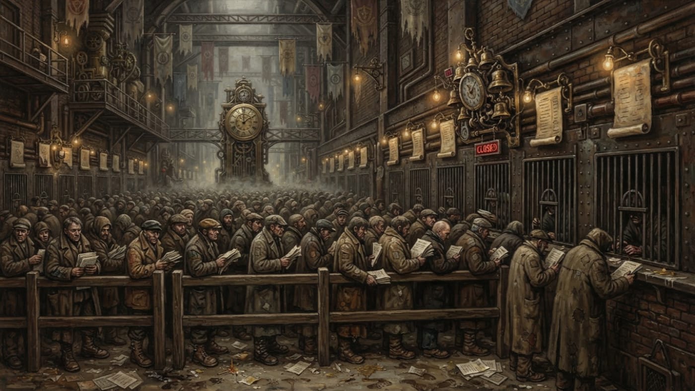 Hall of Seals (Latchford) — Hall of Seals (Latchford), rendered as oil-painting.