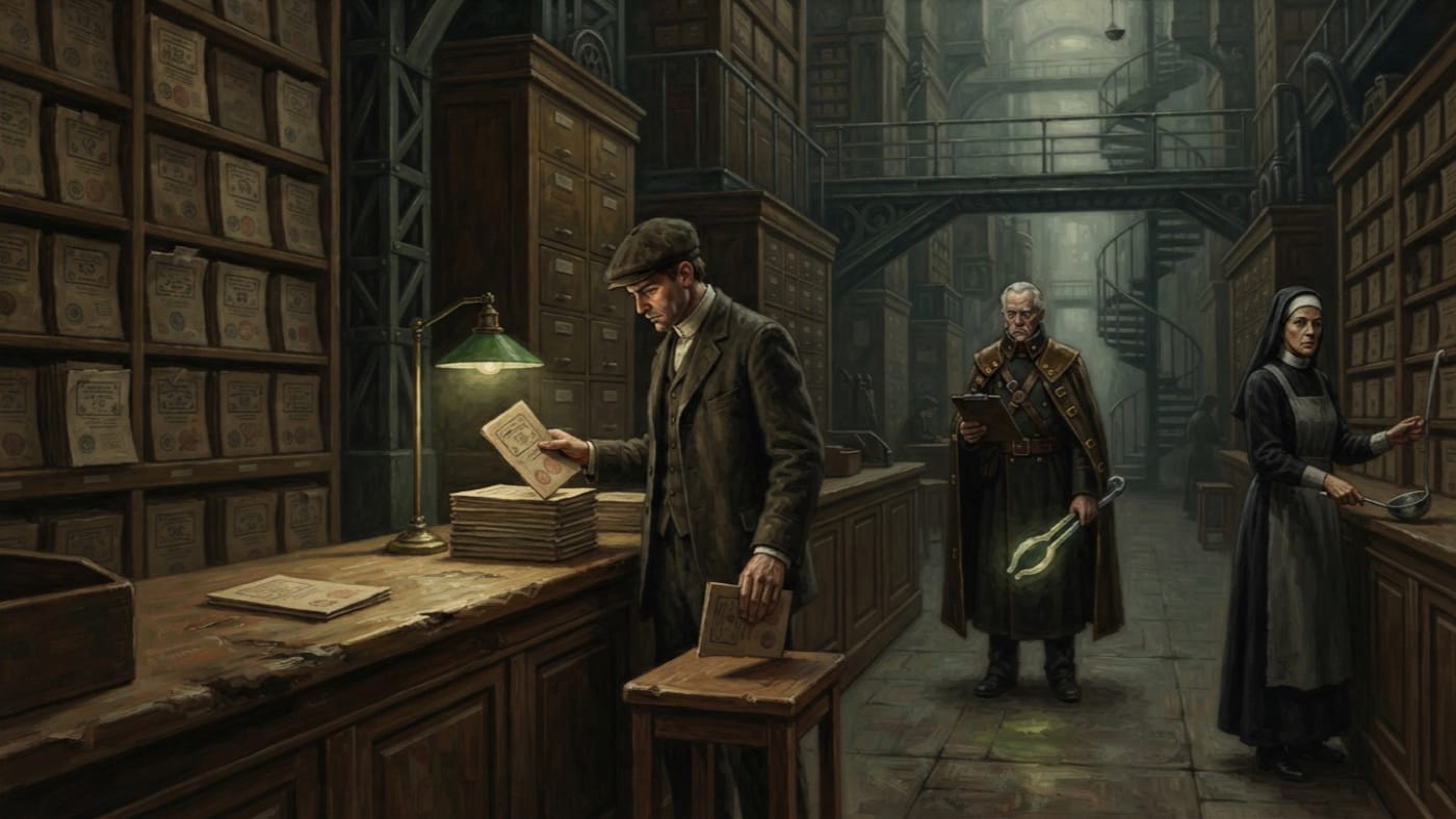 Heresy of Selectivity — Heresy of Selectivity, rendered as oil-painting.