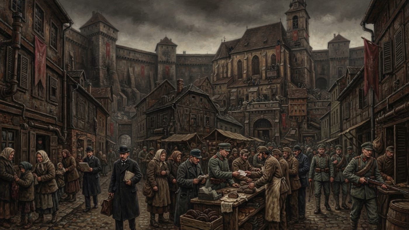Hermannstadt — Hermannstadt, rendered as oil-painting.