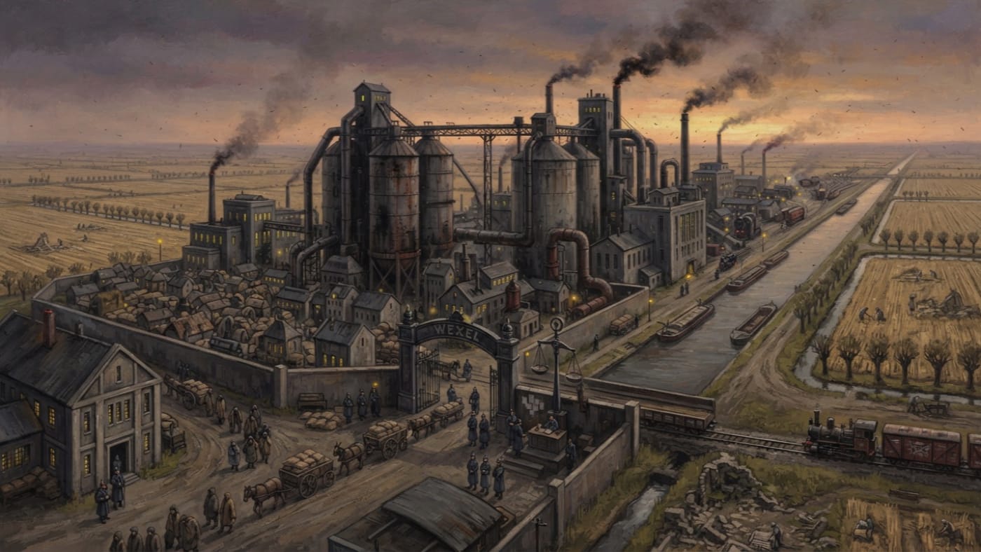 Hessian Lowlands — Hessian Lowlands, rendered as oil-painting.