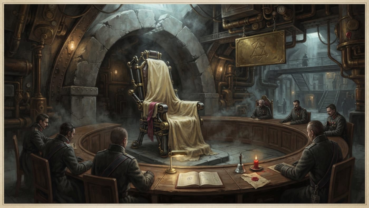 Hierarch of War — Hierarch of War, rendered as oil-painting.