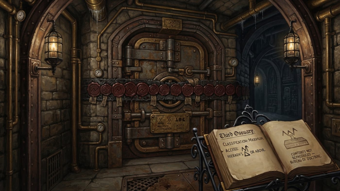 Hierarch's Seal — Hierarch's Seal, rendered as oil-painting.