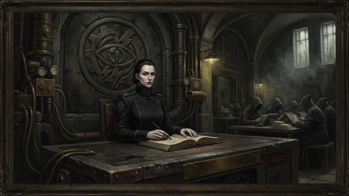 High Interrogatrix — High Interrogatrix, rendered as oil-painting.