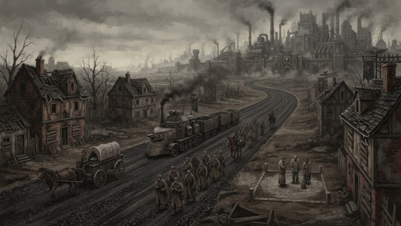 Hintermark roads — Hintermark roads, rendered as oil-painting.