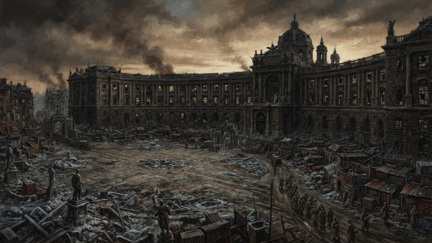 Hofburg — Hofburg, rendered as oil-painting.