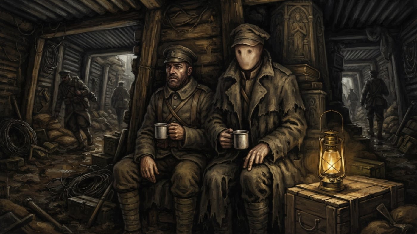 Hollow Ones — Hollow Ones, rendered as oil-painting.