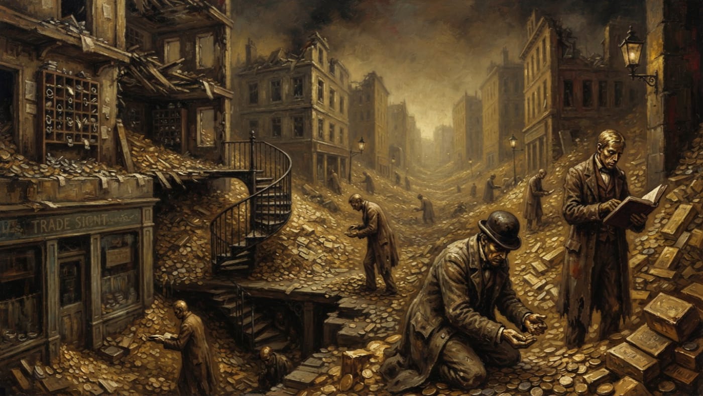 Hollow Vaults — Hollow Vaults, rendered as oil-painting.