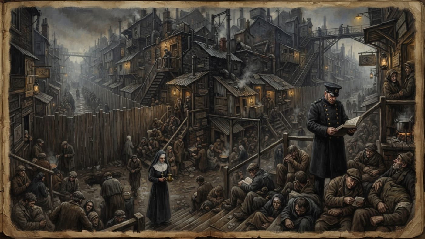 Hostel Ribbons — Hostel Ribbons, rendered as oil-painting.