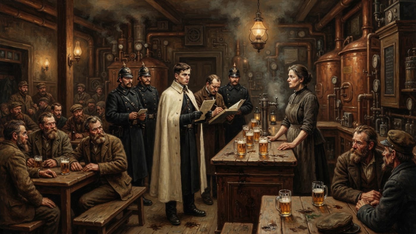 House of Eighteen Steps — House of Eighteen Steps, rendered as oil-painting.