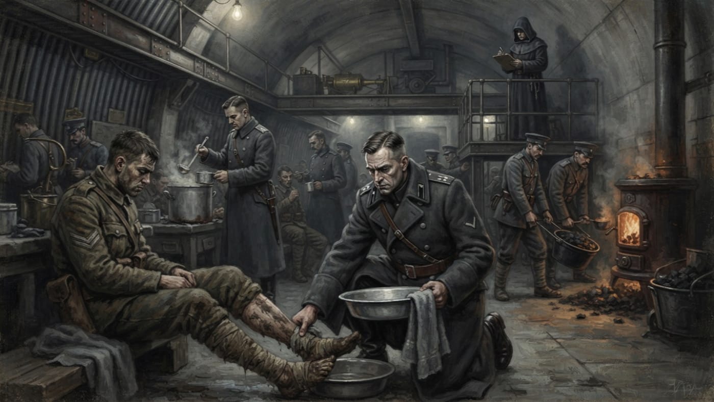 Humility Practices — Humility Practices, rendered as oil-painting.