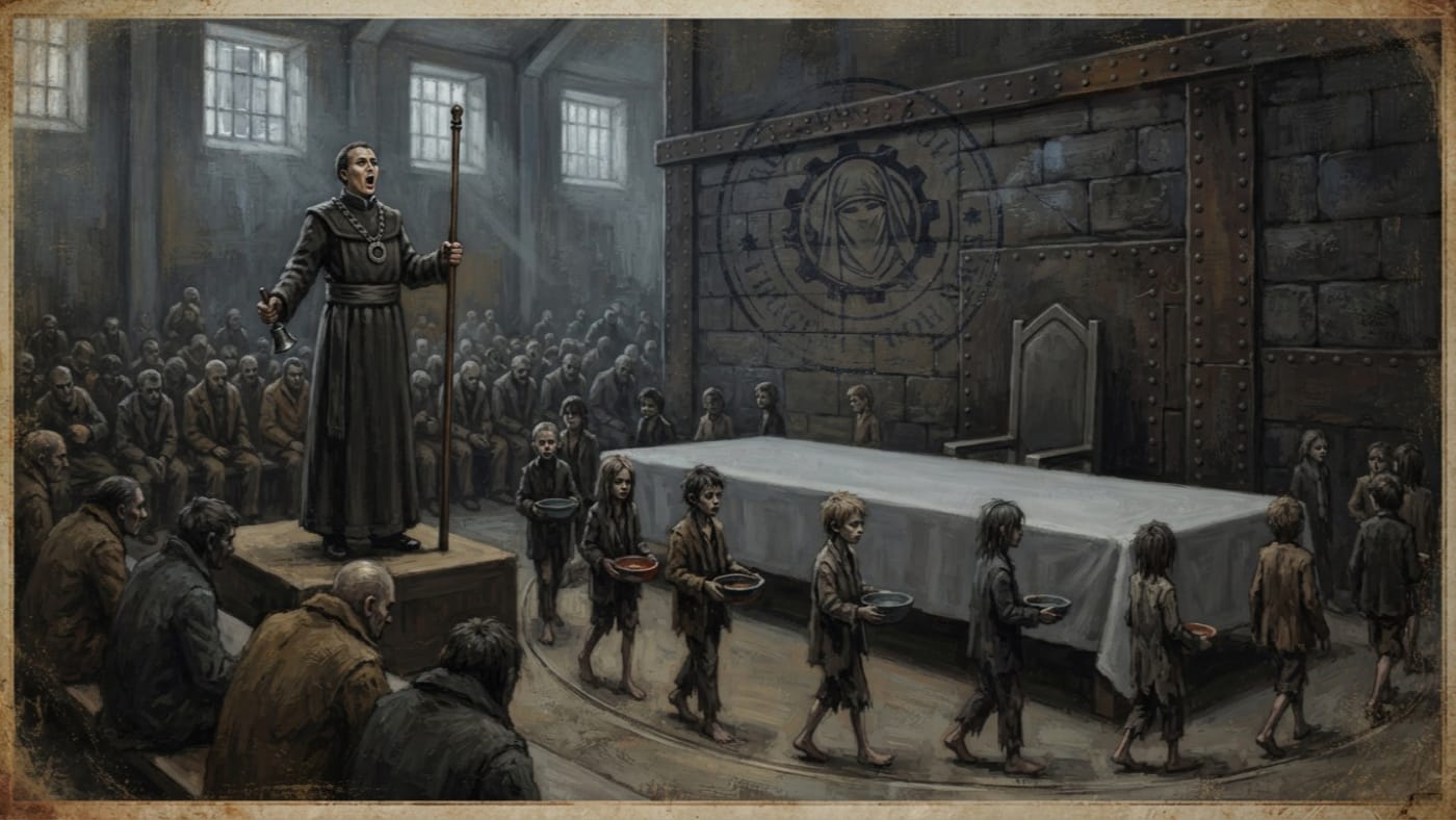 Hunger Antiphon — Hunger Antiphon, rendered as oil-painting.