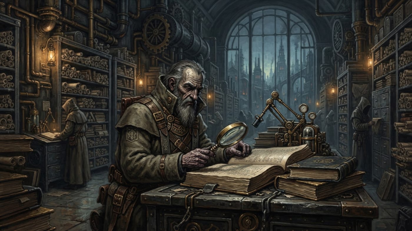 Hieromnemon Octav — Hieromnemon Octav, rendered as oil-painting.