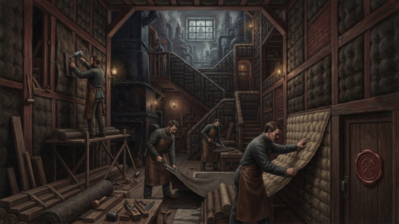 Hushwright Guild — Hushwright Guild, rendered as oil-painting.
