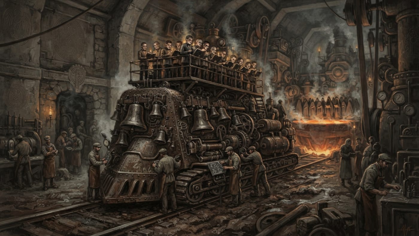 Hymn-Drive — Hymn-Drive, rendered as oil-painting.