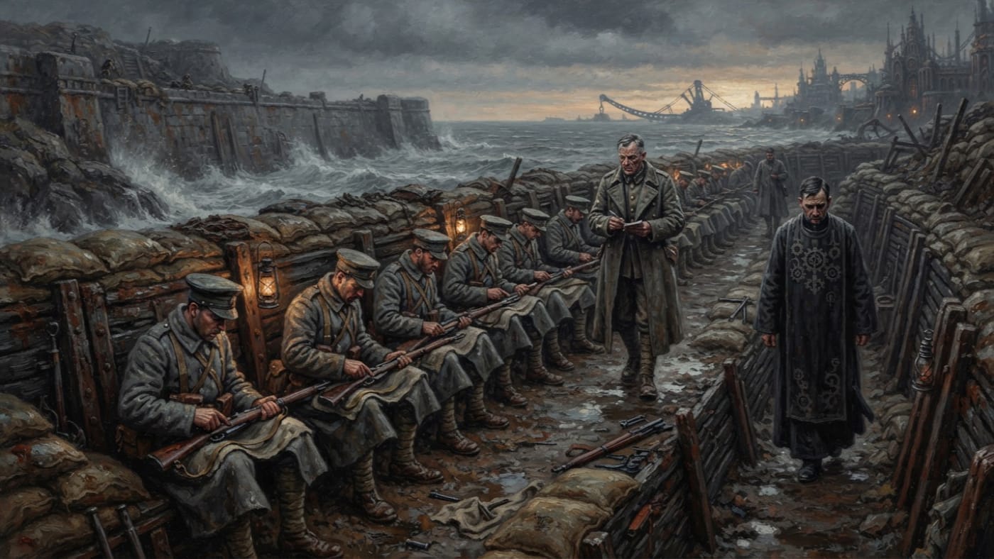 Hymn of Rust — Hymn of Rust, rendered as oil-painting.