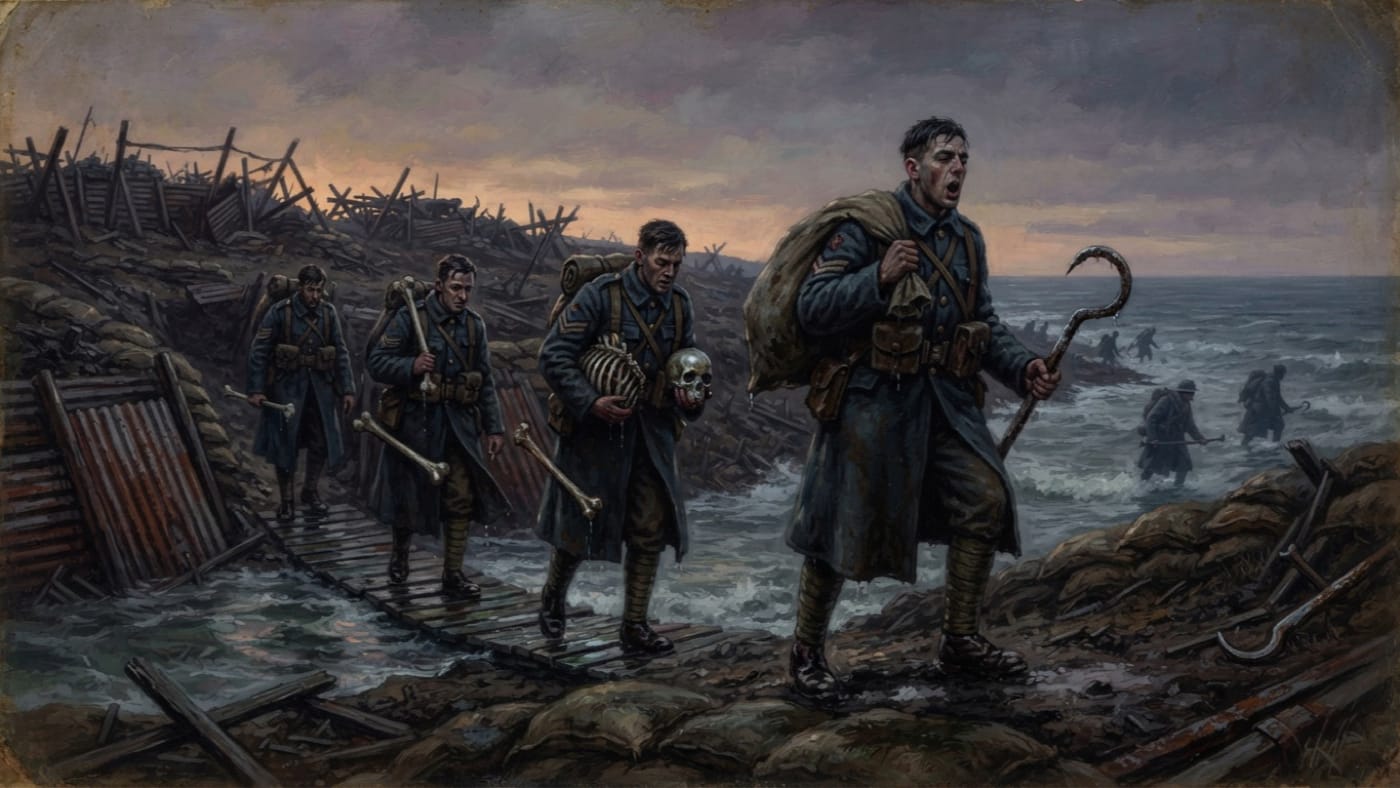 Hymn of Salt — Hymn of Salt, rendered as oil-painting.