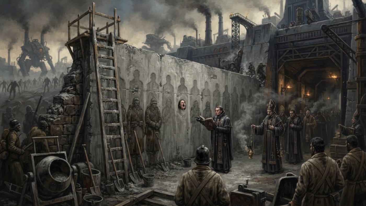 Hymnal for Desperate Hours — Hymnal for Desperate Hours, rendered as oil-painting.