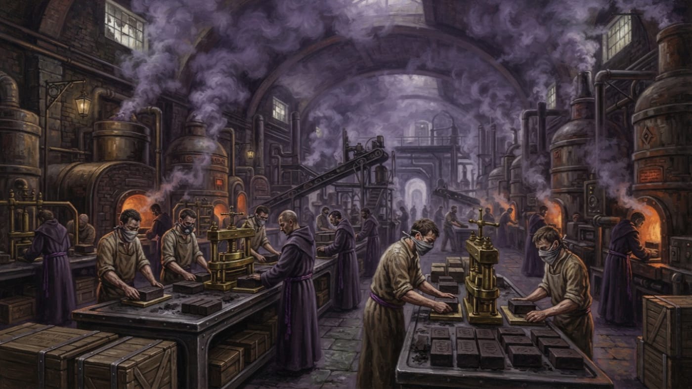 Incense Binders — Incense Binders, rendered as oil-painting.