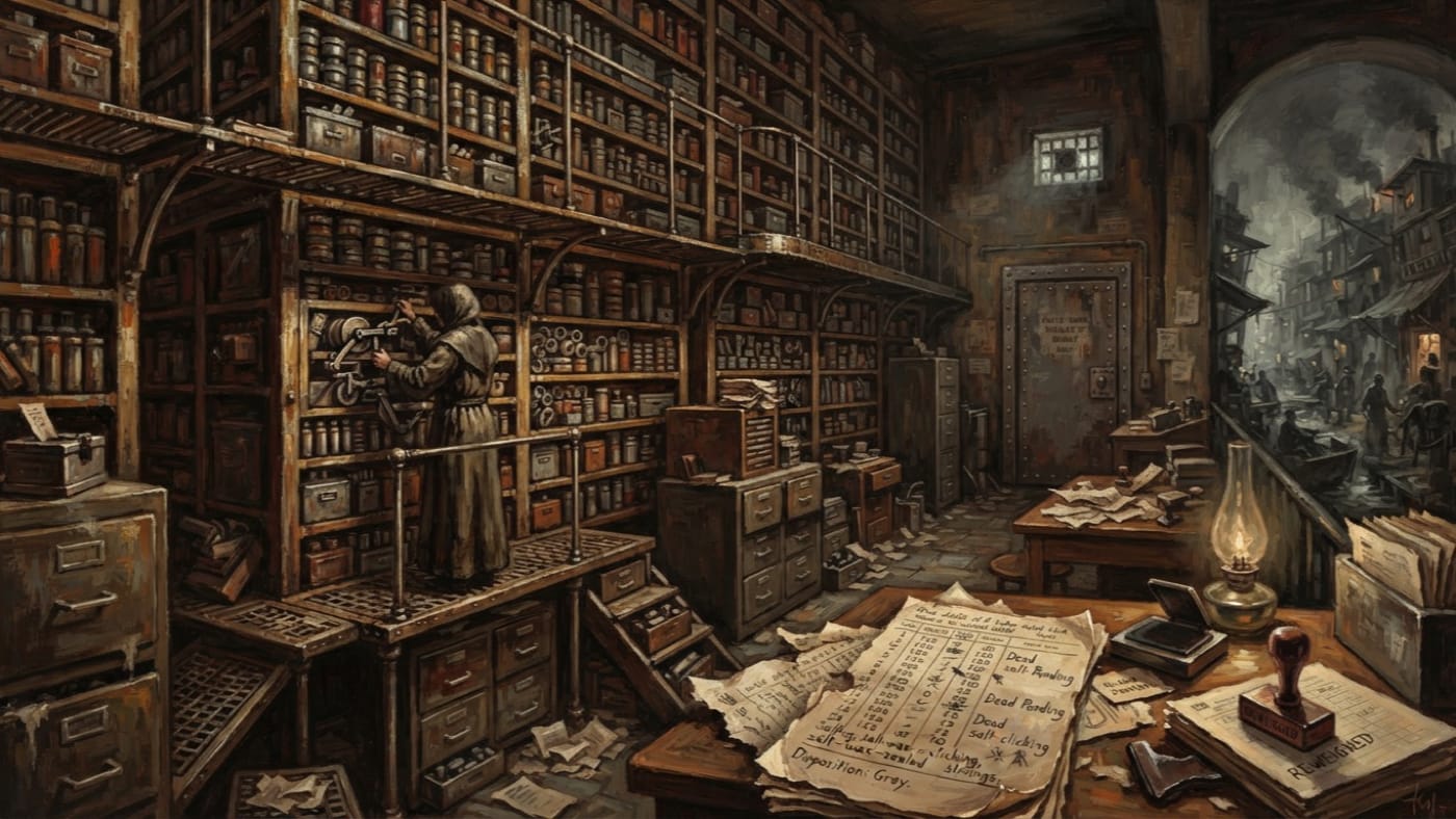 Index-Fragment Scandal — Index-Fragment Scandal, rendered as oil-painting.