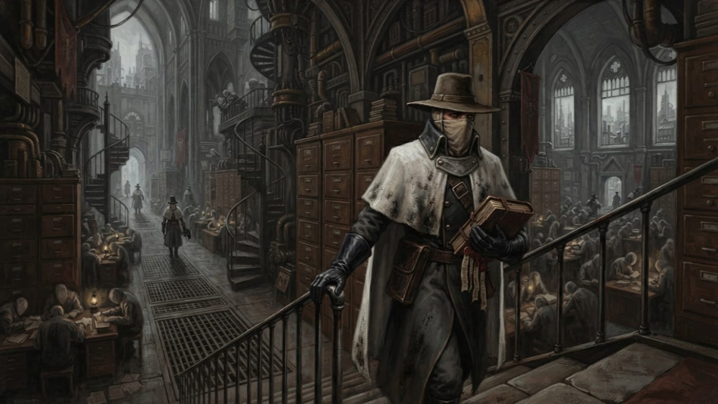 Inquisitors — Inquisitors, rendered as oil-painting.
