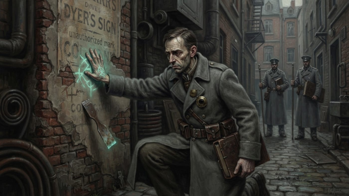 Inspector Marn — Inspector Marn, rendered as oil-painting.