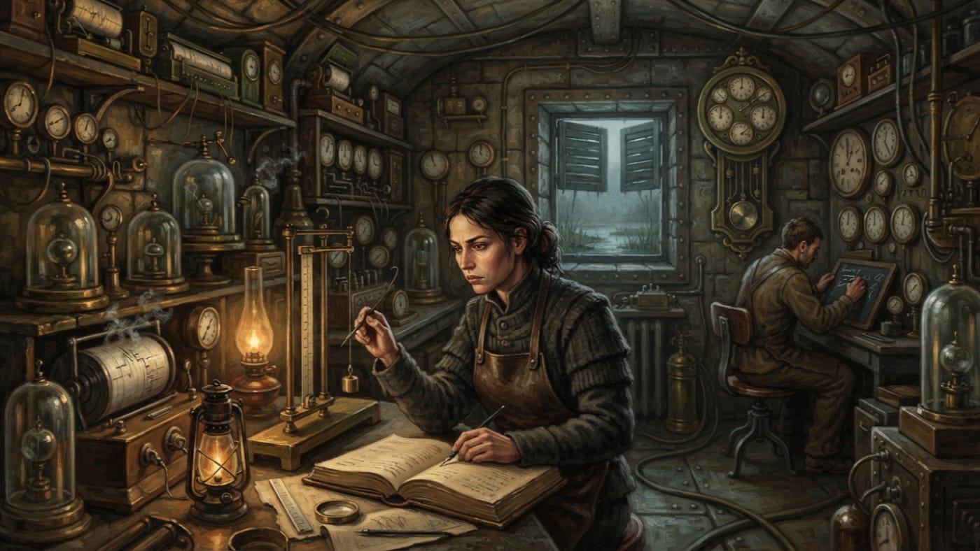 Instrument Vault — Instrument Vault, rendered as oil-painting.