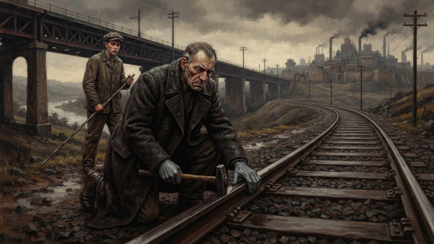 Iron-Blood — Iron-Blood, rendered as oil-painting.