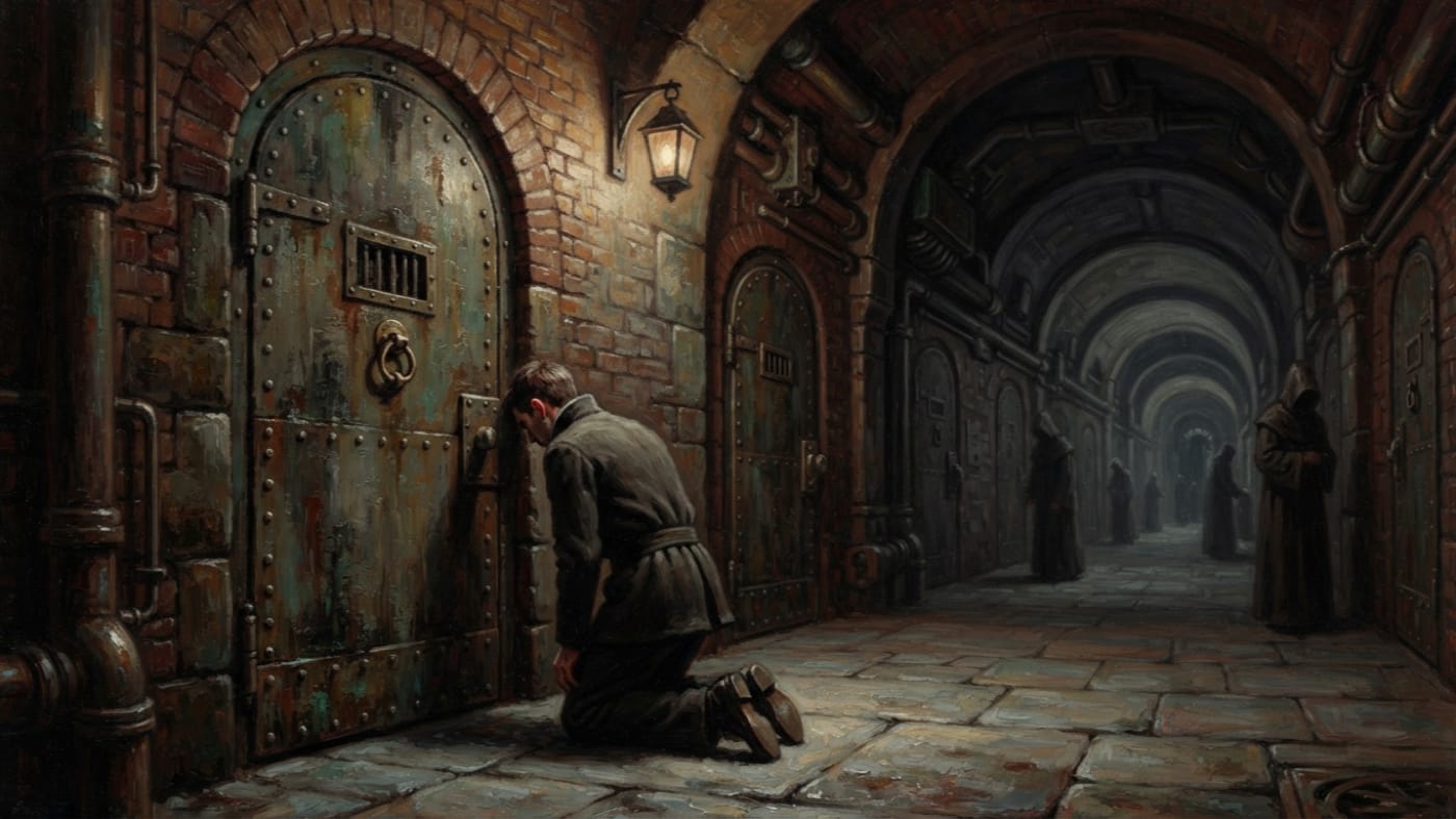Instructional Silence — Instructional Silence, rendered as oil-painting.