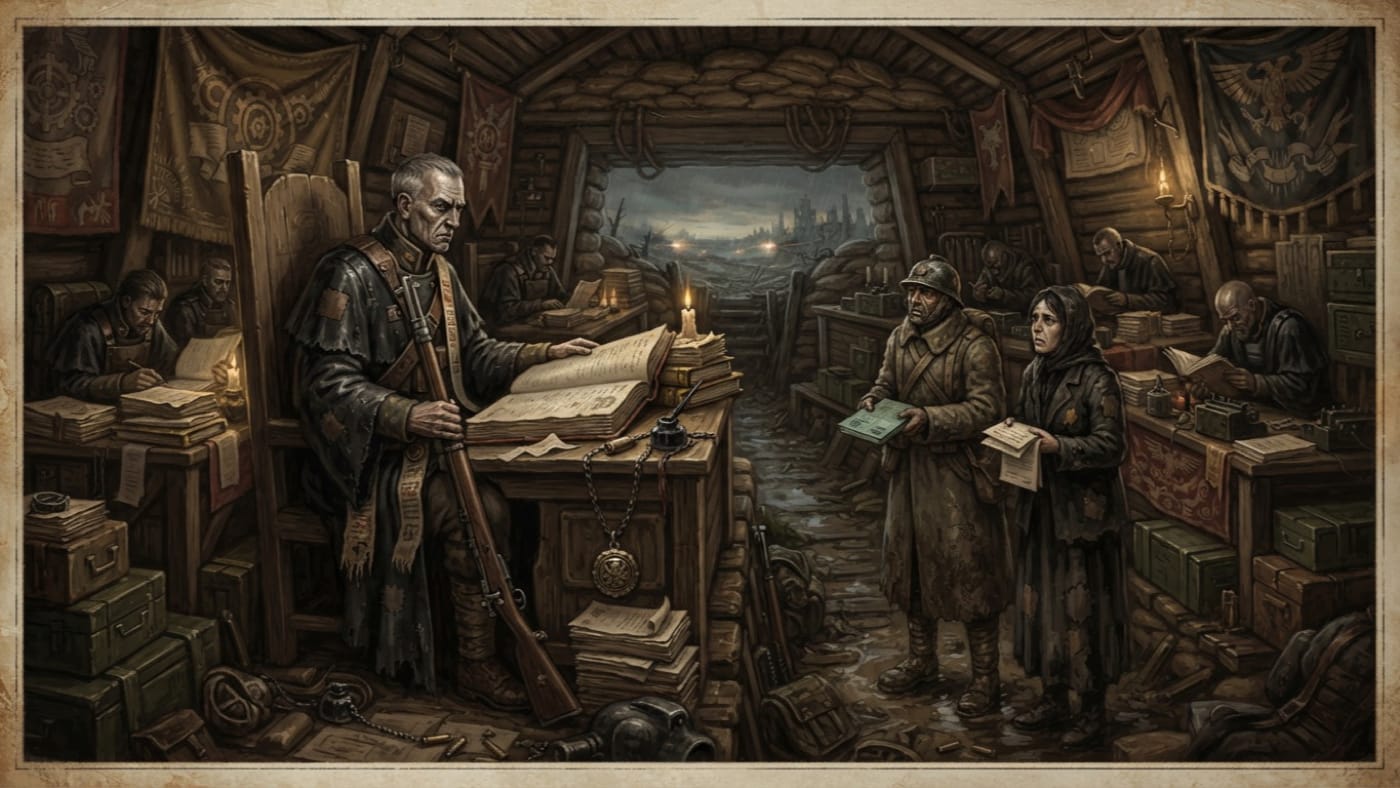 Judge-Epistolar — Judge-Epistolar, rendered as oil-painting.