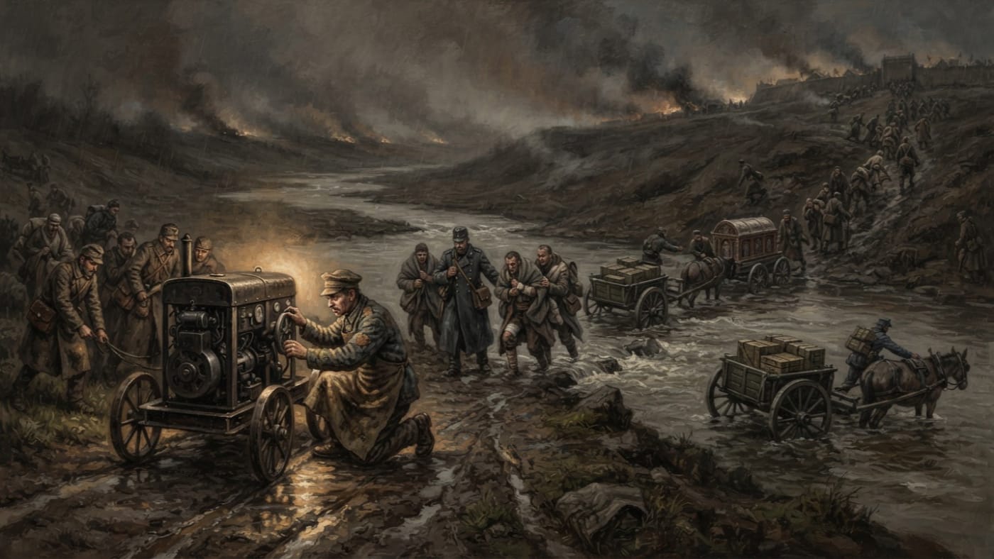 Kalnik Road — Kalnik Road, rendered as oil-painting.