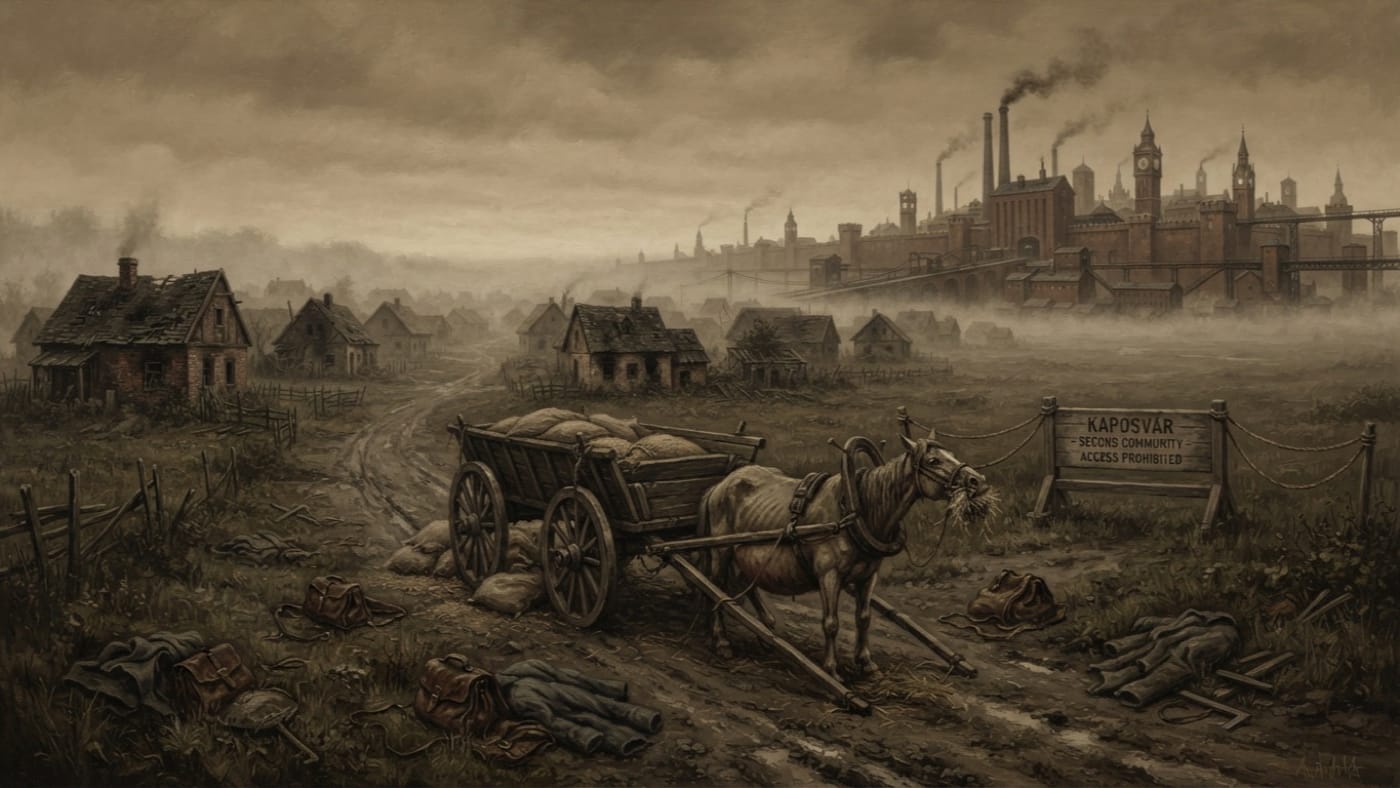 Kaposvár — Kaposvár, rendered as oil-painting.