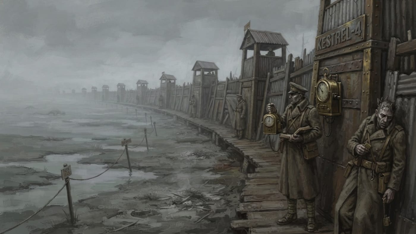 Kestrel Stations — Kestrel Stations, rendered as oil-painting.