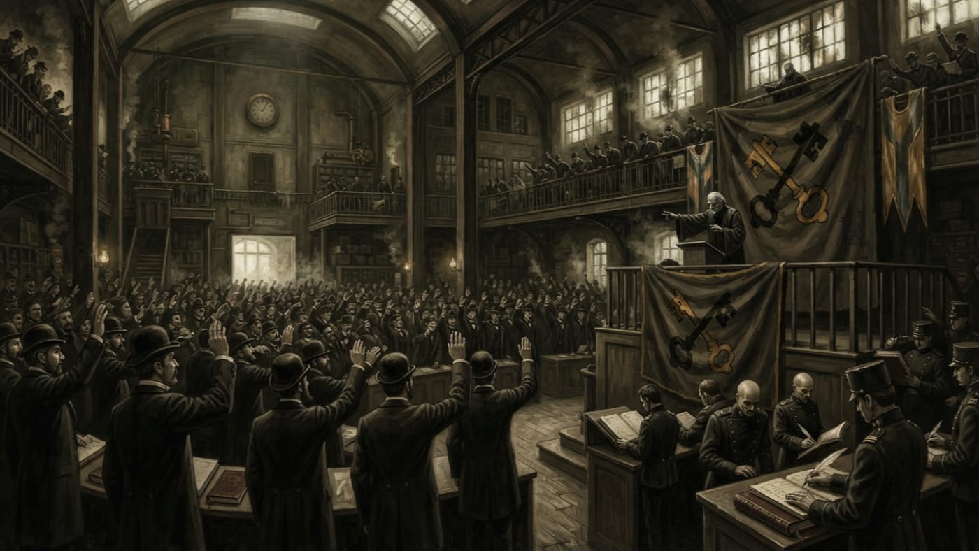 Key-Oath — Key-Oath, rendered as oil-painting.