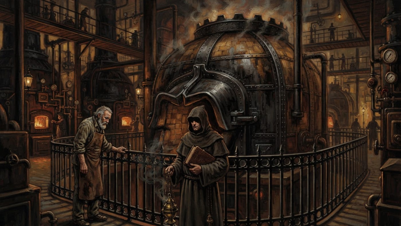Kiln Three — Kiln Three, rendered as oil-painting.