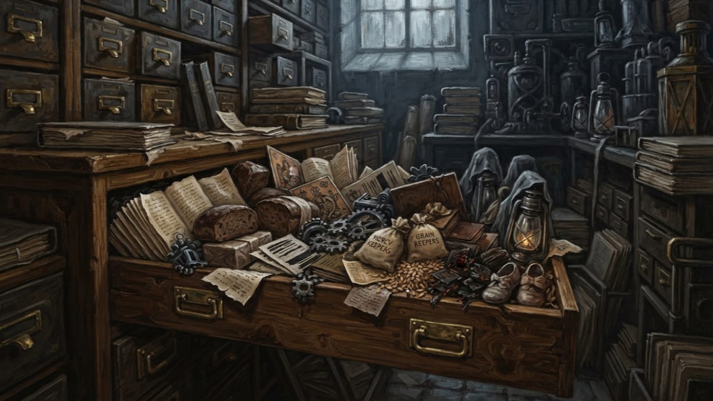 Known Heresies — Known Heresies, rendered as oil-painting.