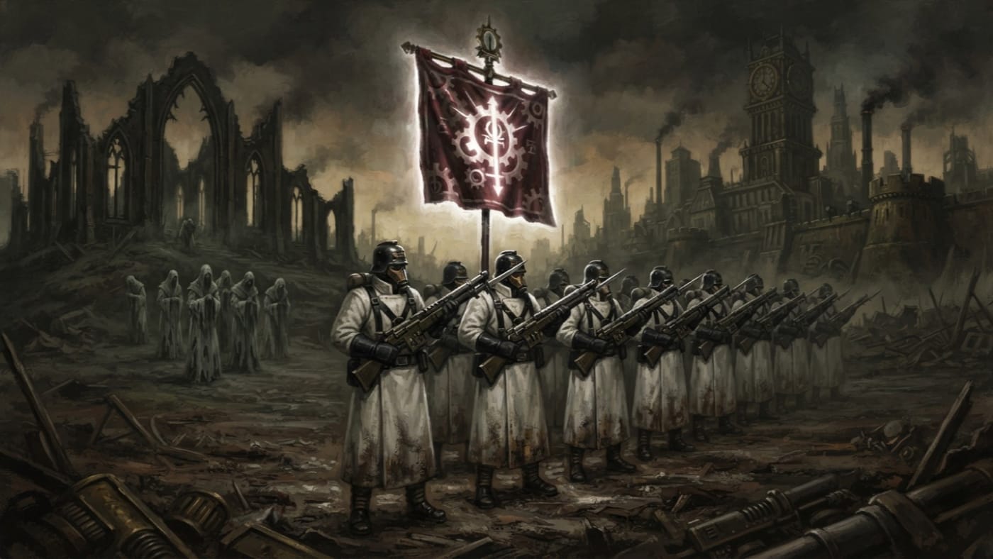 Kyrie Eleison — Kyrie Eleison, rendered as oil-painting.