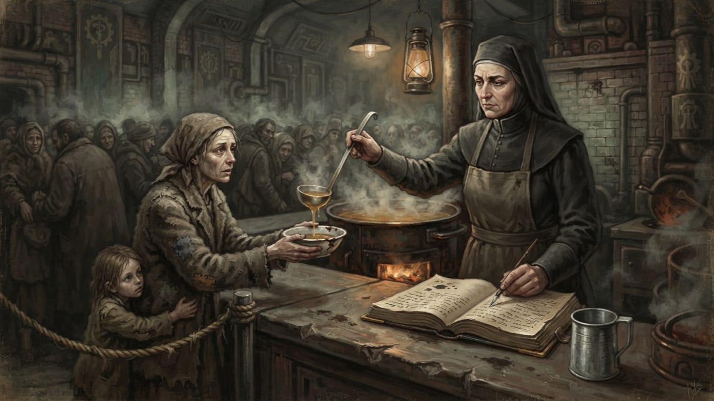 Ladle Debt — Ladle Debt, rendered as oil-painting.