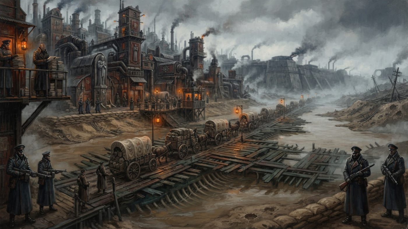 Latch River — Latch River, rendered as oil-painting.