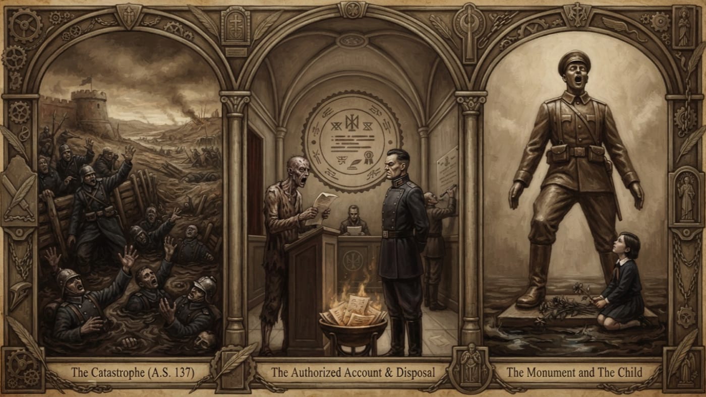 Knife-Mile Reframing — Knife-Mile Reframing, rendered as oil-painting.