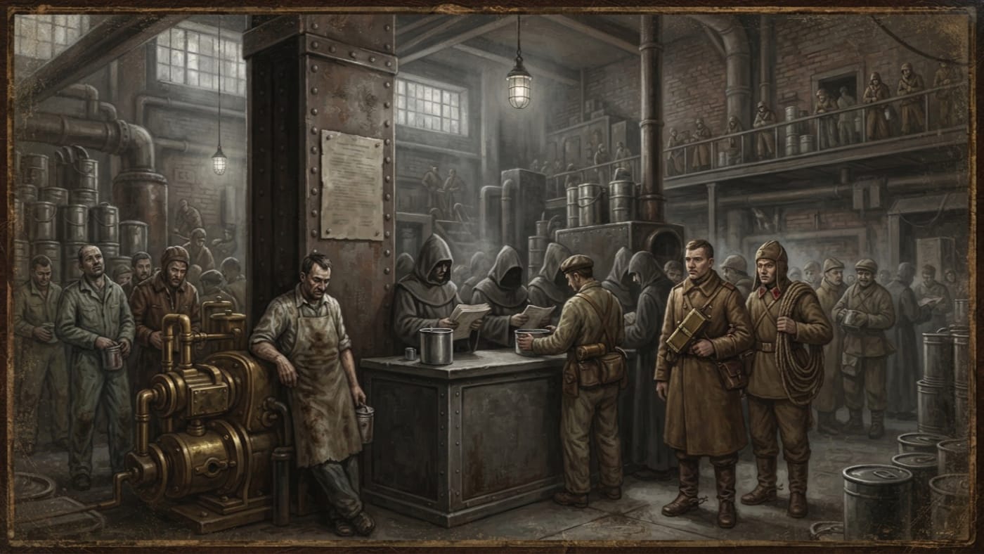 Kruševac Ration Scandal — Kruševac Ration Scandal, rendered as oil-painting.