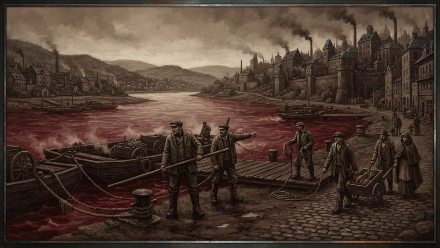 Linz — Linz, rendered as oil-painting.