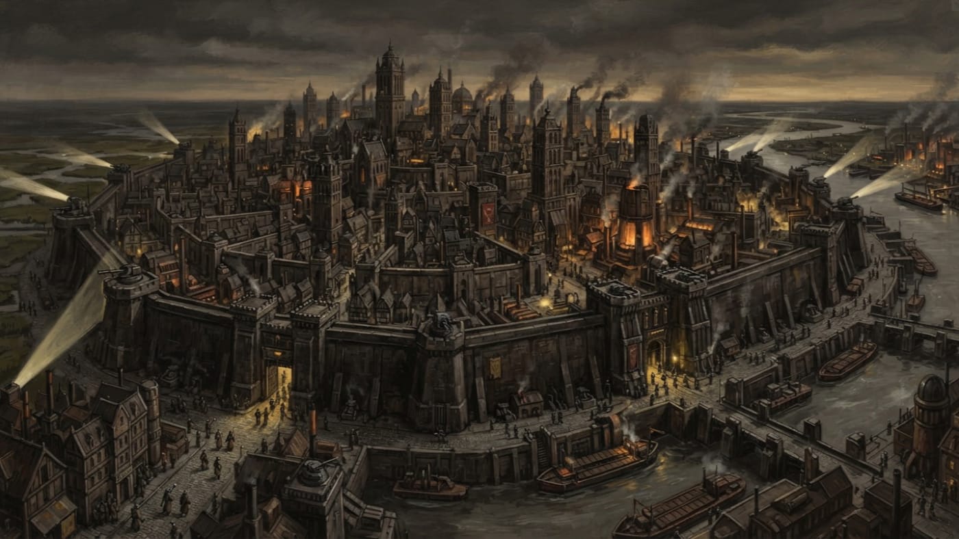 Lunden-Kirk — Lunden-Kirk, rendered as oil-painting.
