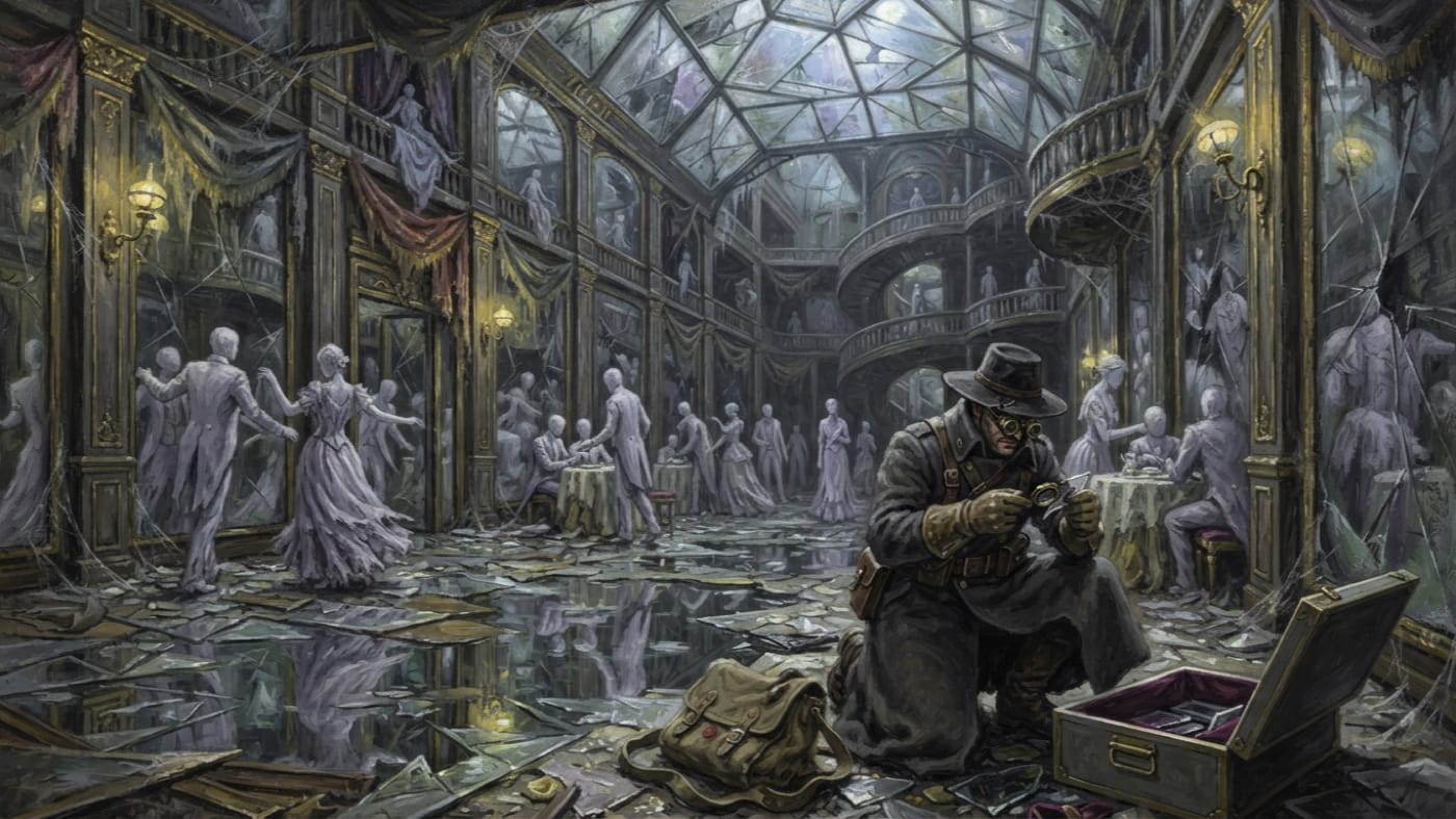 Lust-palace — Lust-palace, rendered as oil-painting.