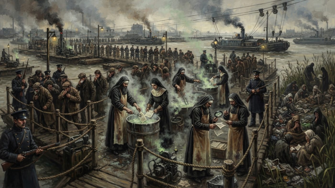Lye Order — Lye Order, rendered as oil-painting.