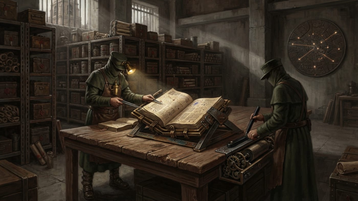 Lyon Codex — Lyon Codex, rendered as oil-painting.